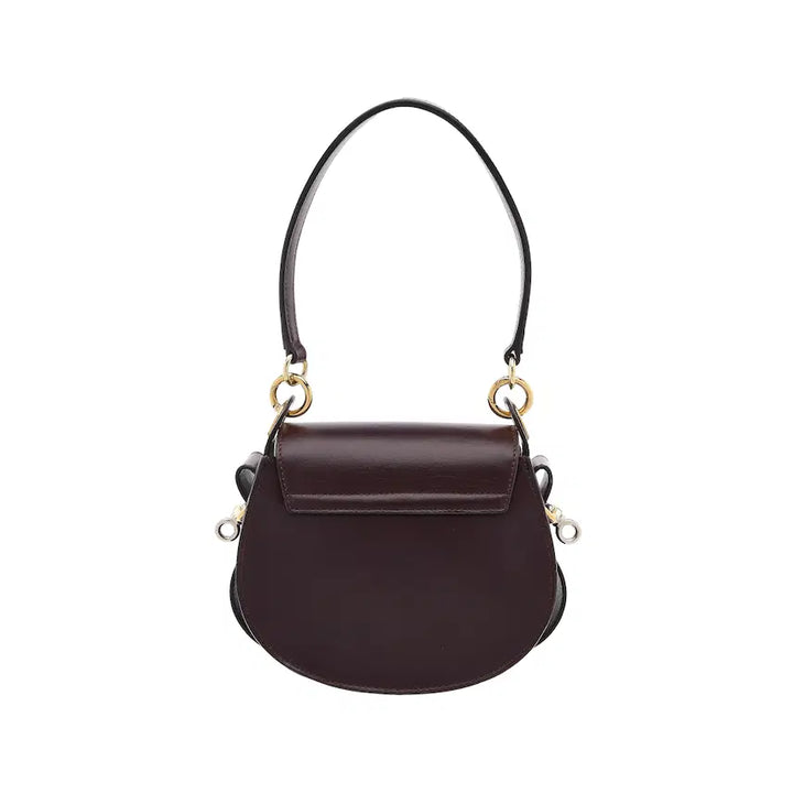 [BUNJANG] Chloe Tess Bag Small Burgundy Calfskin Suede / 끌로에 테스백 스몰
