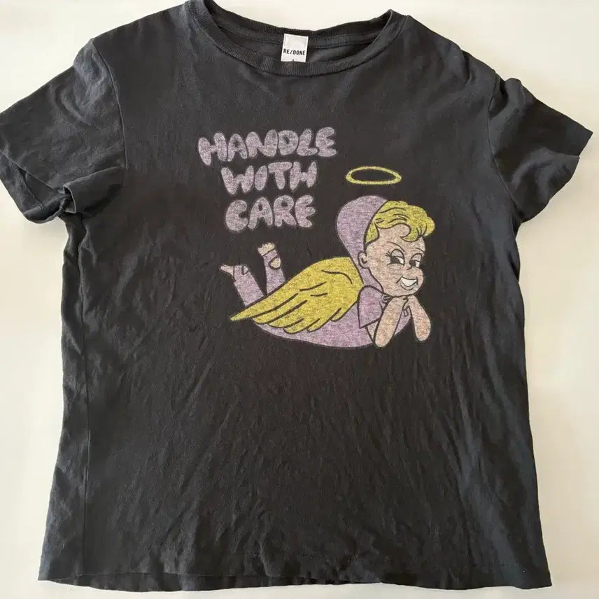 [BUNJANG] REDONE Angel T-Shirt / 리던 반팔 s