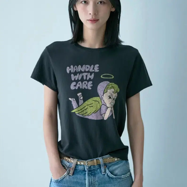 [BUNJANG] REDONE Angel T-Shirt / 리던 반팔 s