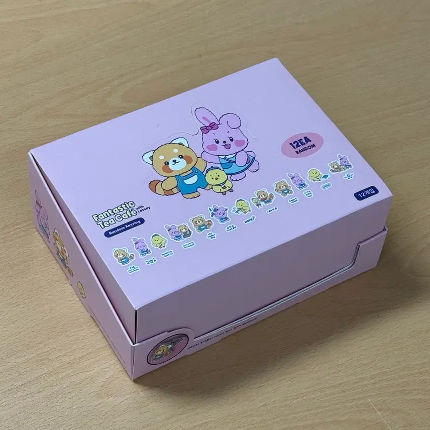 [BUNJANG] Everland Recipe &amp; Friends Fantastic Tea Cafe Random Keyring (Box) / (한박스) 에버랜드 레시앤프렌즈 판타스틱 티 카페 랜덤키링