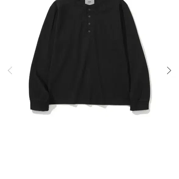 [SOLD OUT] 시도 아머고트 헨리넥 롱슬리브 블랙 2사이즈