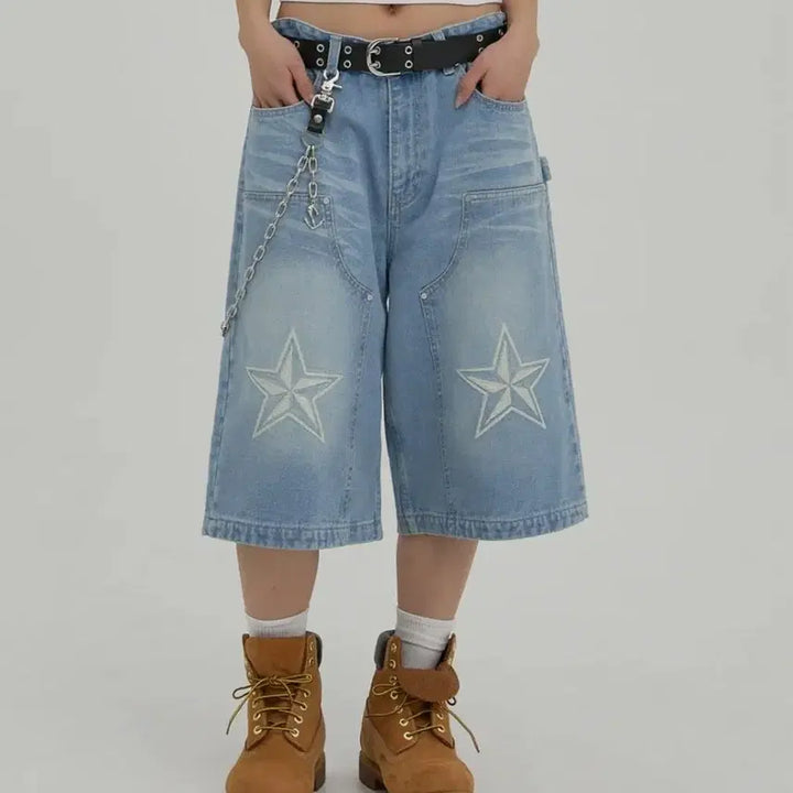 [BUNJANG] Hood Hood Bermuda Denim Pants / 후드후드 버뮤다 데님 팬츠 새상품