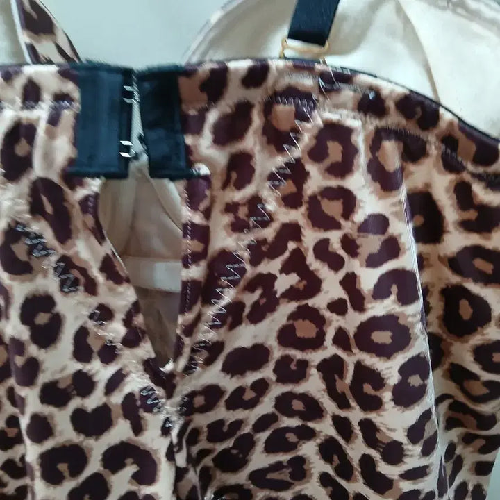 [BUNJANG] Evelyn Leopard See-through Lace Bodysuit / 에블린 레오파드 바디슈트 85B