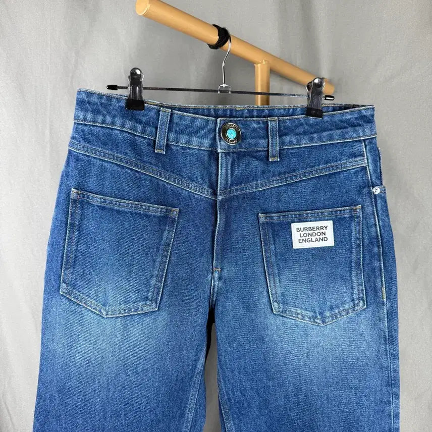 [BUNJANG] Burberry New Arrival Back to Front Straight Fit Denim Pants - Size 28 / 28 ) 새상품 버버리 백 투 프론트 스트레이트핏 데님 팬츠