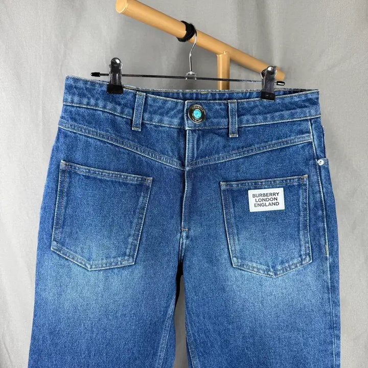 [BUNJANG] Burberry New Arrival Back to Front Straight Fit Denim Pants - Size 28 / 28 ) 새상품 버버리 백 투 프론트 스트레이트핏 데님 팬츠