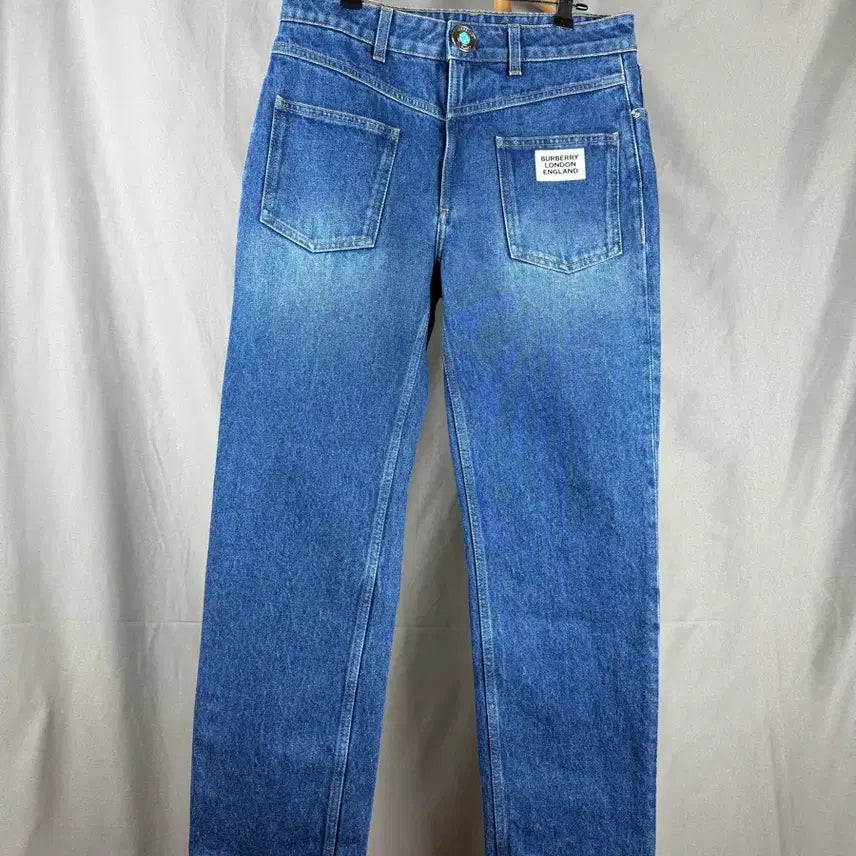 [BUNJANG] Burberry New Arrival Back to Front Straight Fit Denim Pants - Size 28 / 28 ) 새상품 버버리 백 투 프론트 스트레이트핏 데님 팬츠