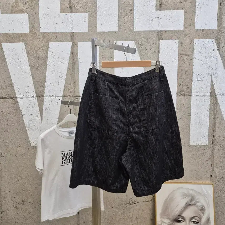[BUNJANG] Black Washed Denim Shorts / 블랙 워싱 데님반바지 (MT6
