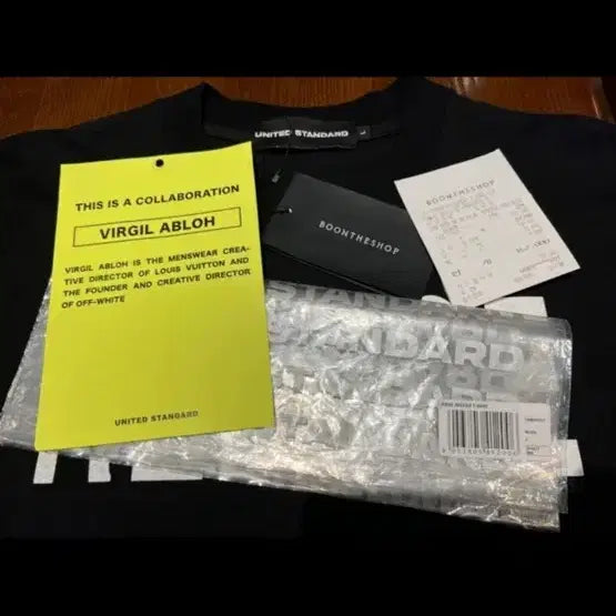 [BUNJANG] Louis Vuitton x Off-White Virgil Abloh Black T-Shirt / 루이비통 오프화이트 디자이너 버질아블로 블랙 반팔티 새상품