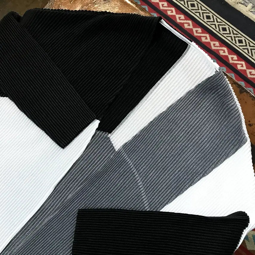 [BUNJANG] SPECCHIO Pleated Long Robe Cardigan / JAPAN 스페치오 컬러링 플리츠 롱 로브 가디건 여성 프리사이즈