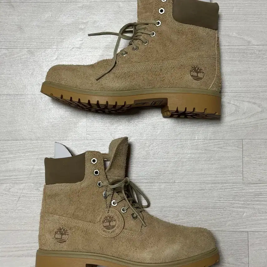 [BUNJANG] Timberland 6-Inch Waterproof Walker Boots Beige (Size 270) / 팀버랜드 25 6인치 워터프루프 워커부츠 베이지 270