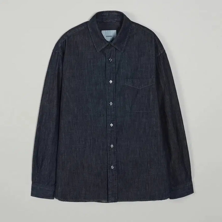 [BUNJANG] The Iderow Washed Denim Shirt Blue Black / (4) 인더로우 워시드 데님 셔츠 블루블랙