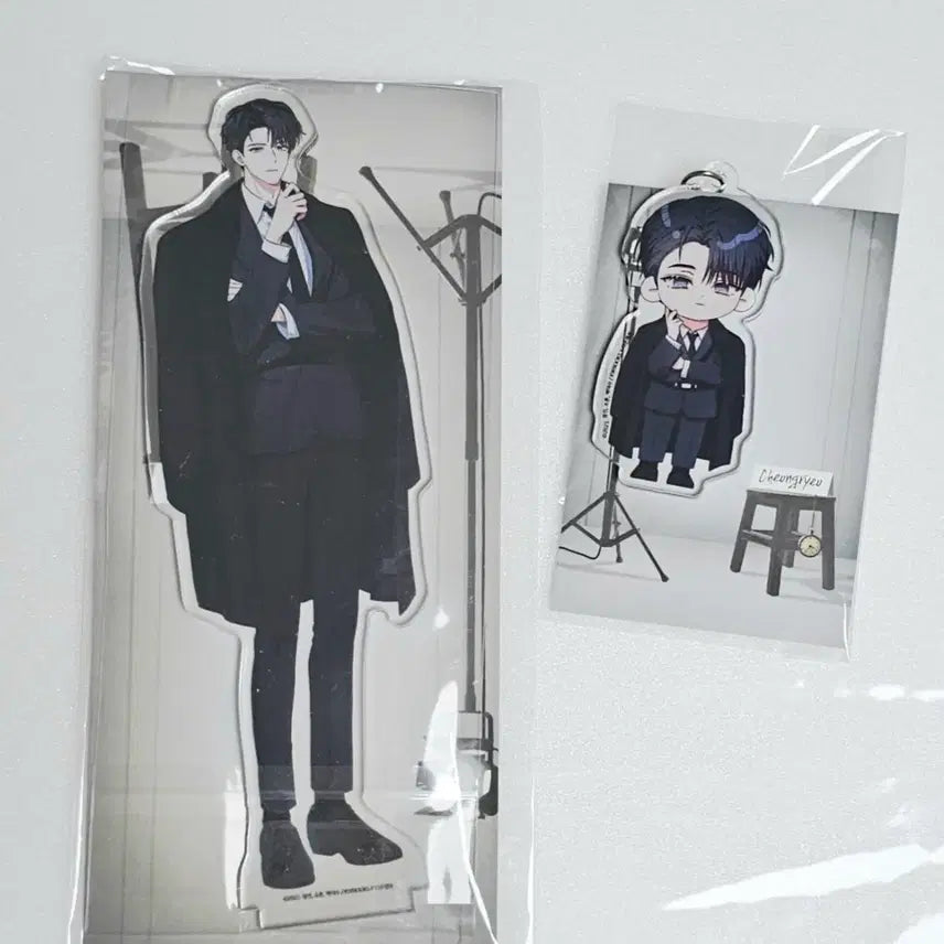 [BUNJANG] Demutj Vtic Cheongryeo Official Acrylic Stand Keyring Bundle Set / 데못죽 브이틱 청려 공식 아크릴 스탠드 키링 일괄