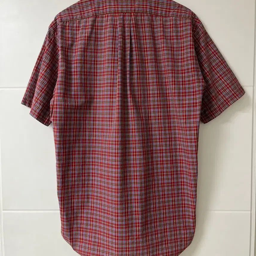 [BUNJANG] Polo Ralph Lauren Checked Short-Sleeve Shirt / 폴로 셔츠 체크 반팔