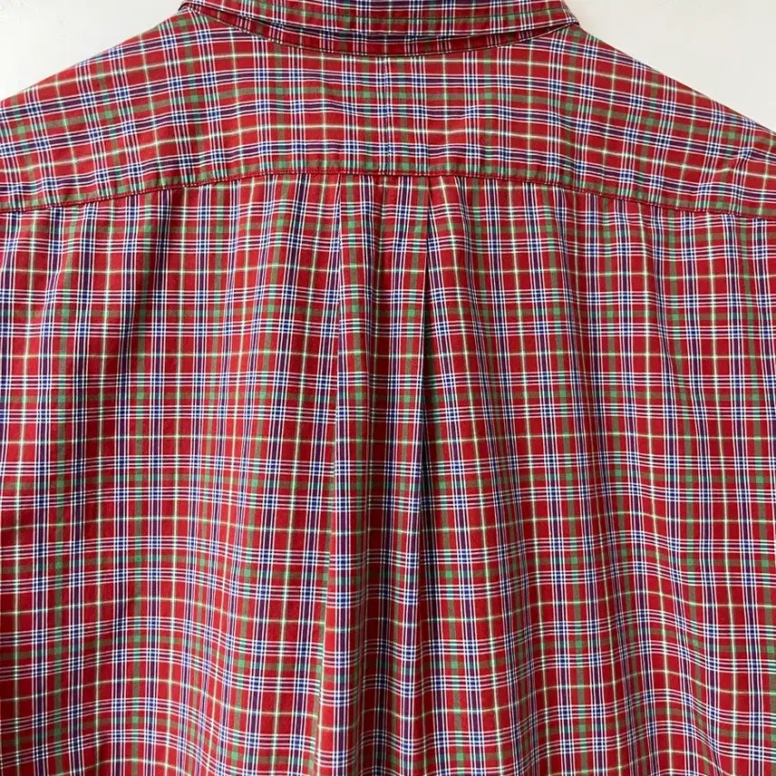 [BUNJANG] Polo Ralph Lauren Checked Short-Sleeve Shirt / 폴로 셔츠 체크 반팔