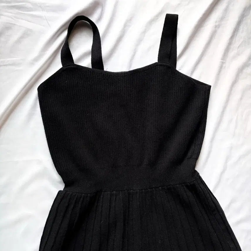 [BUNJANG] Plastic Island Pleats Long Dress / 플라스틱 아일랜드 플리츠 롱 원피스 스나계