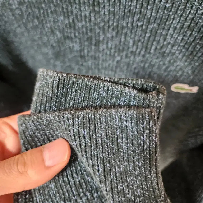 [BUNJANG] Lacoste Knit Sweater Green / 라코스테 니트 스웨터 그린 팝니다