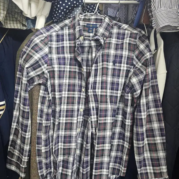 [BUNJANG] Polo Check Shirt Boys XL / 폴로 체크셔츠 보이즈 xl (95)새제품급