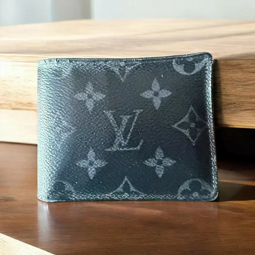 [BUNJANG] Louis Vuitton Genuine Eclipse Monogram Bifold Wallet / 루이비통 정품 이클립스 반지갑 판매합니다