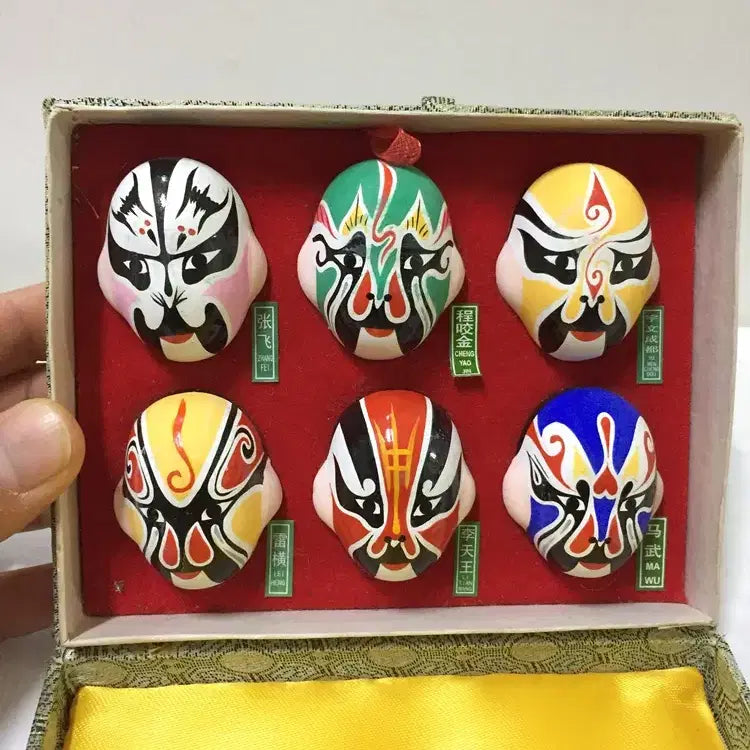 [BUNJANG] Chinese Bian Lian Masks (Set of 6) / 중국의 하회탈같은 변검 6개종류 / 요316