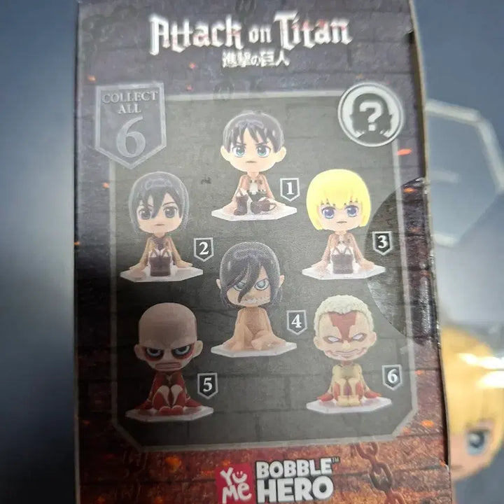 [BUNJANG] Attack on Titan Armin Arlert Bubble Hero Mini Figure (Sealed) / 진격의 거인 버블 히어로 아르민 알레르토 미니 피규어 미개봉