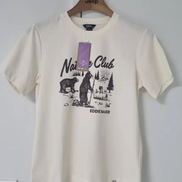 [BUNJANG] Eddie Bauer Original Art Work Short Sleeve T-Shirt / (텍달린 새상품) 에디바우어 여성 오리지널 아트웍 반팔 티셔츠