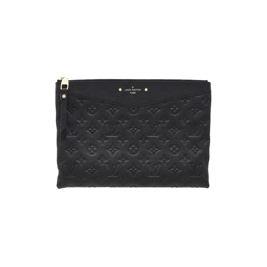 [BUNJANG] Louis Vuitton Empreinte Daily Clutch Black / 루이비통 앙프렝뜨 데일리 클러치