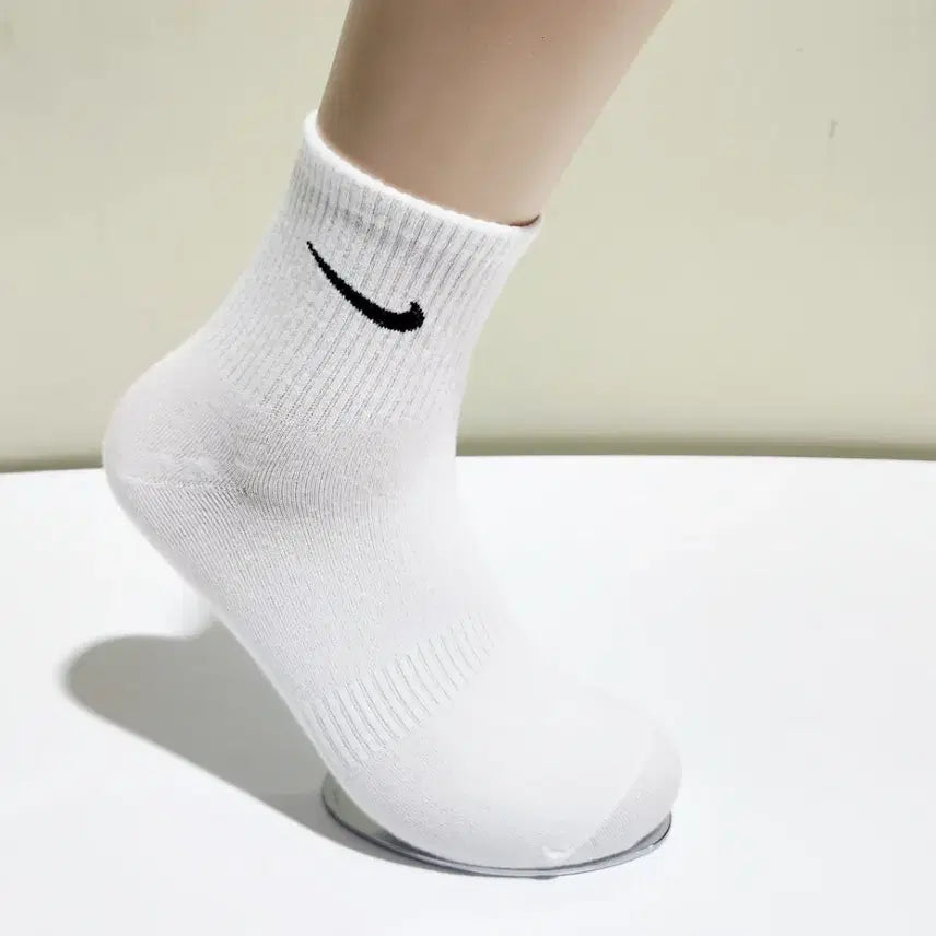 [BUNJANG] Combed Cotton Crew Socks (10 Pairs) - Free Shipping / 데일리중목 면양말(10족)무배