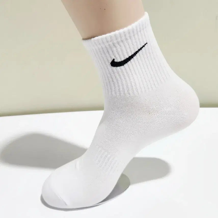 [BUNJANG] Combed Cotton Crew Socks (10 Pairs) - Free Shipping / 데일리중목 면양말(10족)무배
