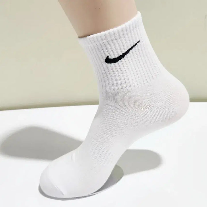 [BUNJANG] Combed Cotton Crew Socks (10 Pairs) - Free Shipping / 데일리중목 면양말(10족)무배