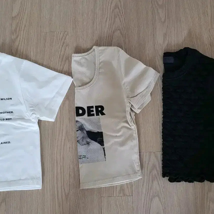 [BUNJANG] 3-Piece Crop T-Shirt Set / 크롭3종세트