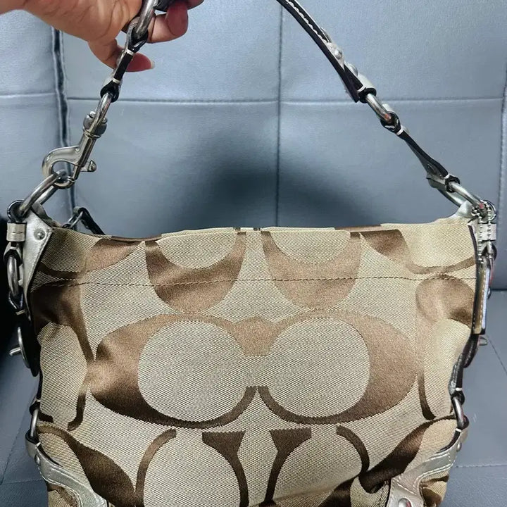 [BUNJANG] Coach Signature Pattern Tote Bag / 코치가방