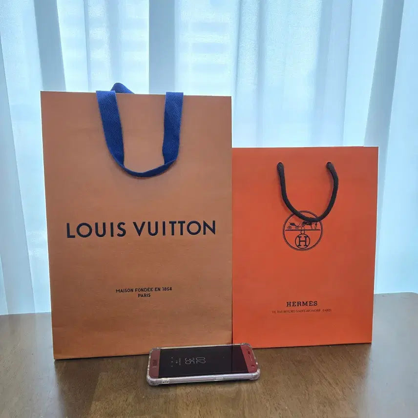 [BUNJANG] Louis Vuitton Hermes Paper Bag Bundle / 루이비통 에르메스 종이가방 일괄