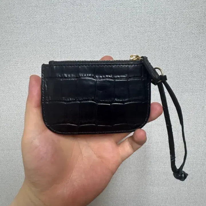 [BUNJANG] Balenciaga Le Cagole Croc Embossed Leather Card &amp; Coin Holder / 발렌시아가 르 카골 카드동전지갑 정품