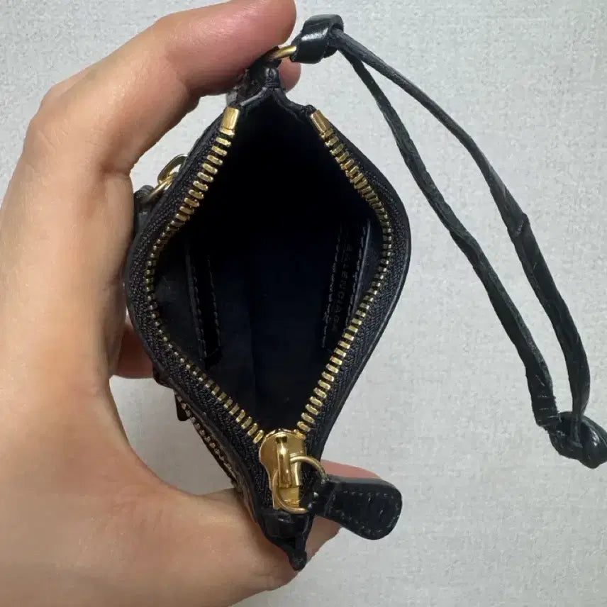 [BUNJANG] Balenciaga Le Cagole Croc Embossed Leather Card &amp; Coin Holder / 발렌시아가 르 카골 카드동전지갑 정품