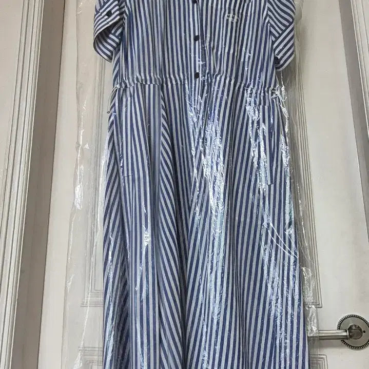 [BUNJANG] SYSTEM Stripe Long Dress / 시스템 스트라이프 롱원피스