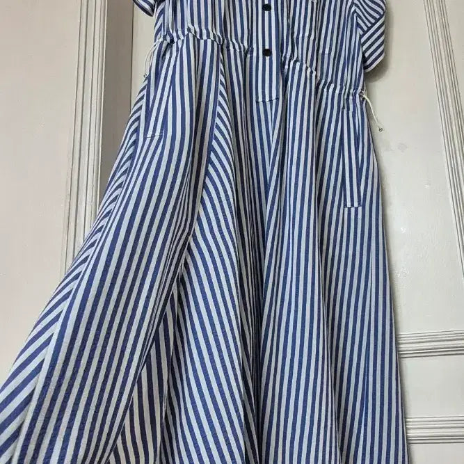 [BUNJANG] SYSTEM Stripe Long Dress / 시스템 스트라이프 롱원피스