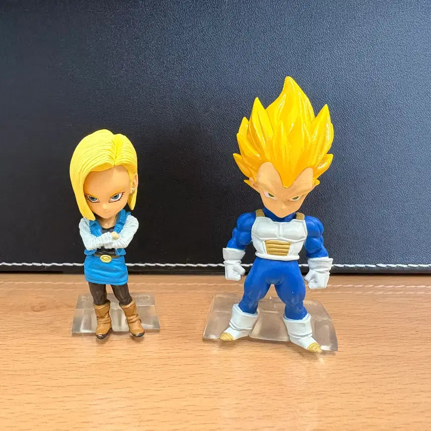 [BUNJANG] Dragon Ball Adverge &amp; UDM - Android 18, Vegeta, Krillin Figure Set / [레어] 드래곤볼 18호, 베지터 애드버지 2종 일괄