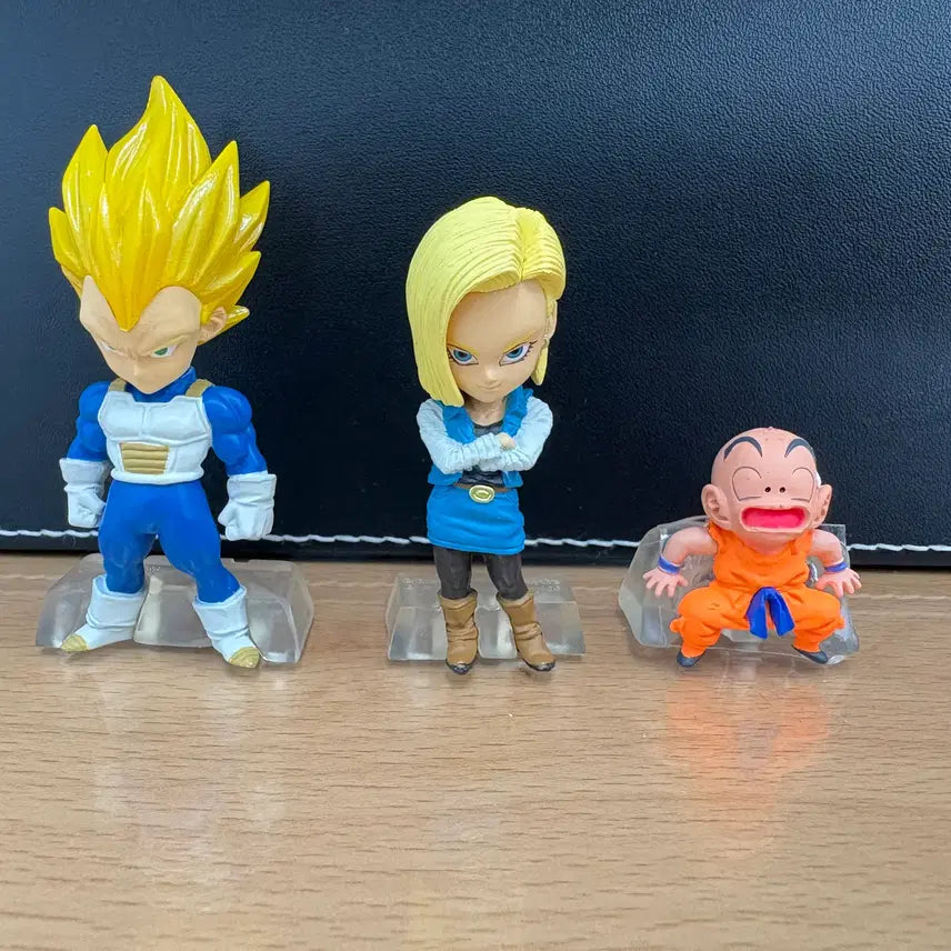 [BUNJANG] Dragon Ball Adverge &amp; UDM - Android 18, Vegeta, Krillin Figure Set / [레어] 드래곤볼 18호, 베지터 애드버지 2종 일괄
