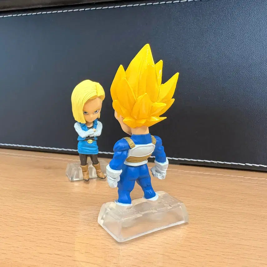 [BUNJANG] Dragon Ball Adverge &amp; UDM - Android 18, Vegeta, Krillin Figure Set / [레어] 드래곤볼 18호, 베지터 애드버지 2종 일괄