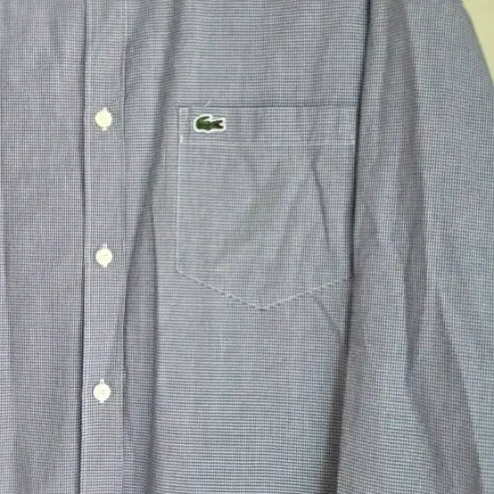 [BUNJANG] Lacoste Micro-Pattern Check Shirt XL / XL 라코스테 마이크로패턴 체크셔츠 (FR44)새컨디션택포