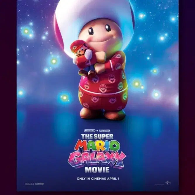 [BUNJANG] Super Mario Galaxy Signature Set (4 Types) &amp; Poster Set (7 Types) / 슈퍼마리오 갤럭시 시그니처4종,포스터8종,모먼트라벨 등 세트 판매