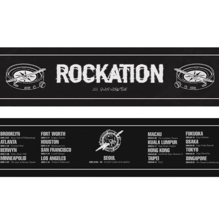 [BUNJANG] Location 2025 Tour Poster / 락케이션 2025 투어 포스터 qwer