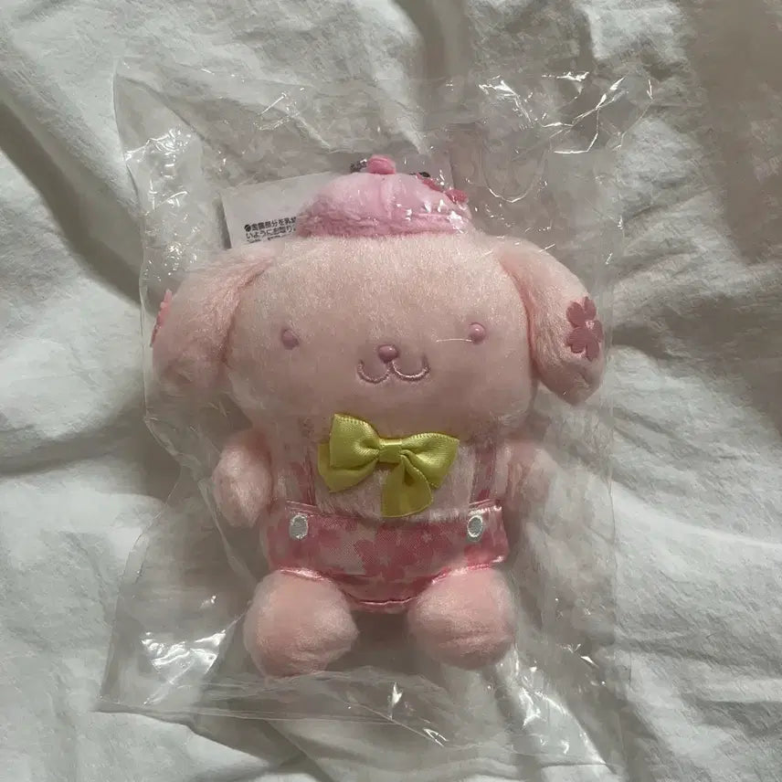 [BUNJANG] Sanrio Pompompurin Cherry Blossom Mascot / 산리오 폼폼푸린 벚꽃 사쿠라 마스코트