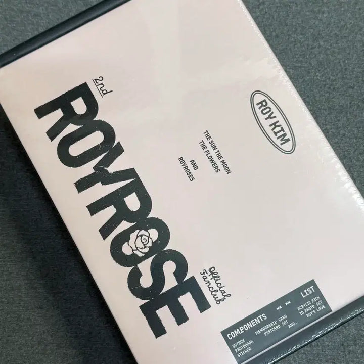 [BUNJANG] Roy Kim ROYROSE 2nd Generation Fanclub Kit Sealed / 로이킴 2기 팬키트 팬클럽 ROYROSE 팬키트 미개봉