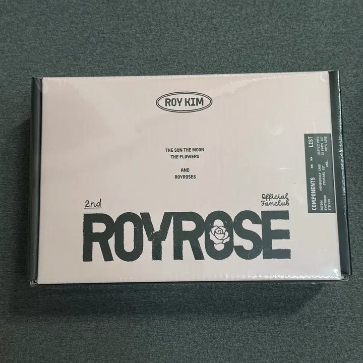 [BUNJANG] Roy Kim ROYROSE 2nd Generation Fanclub Kit Sealed / 로이킴 2기 팬키트 팬클럽 ROYROSE 팬키트 미개봉