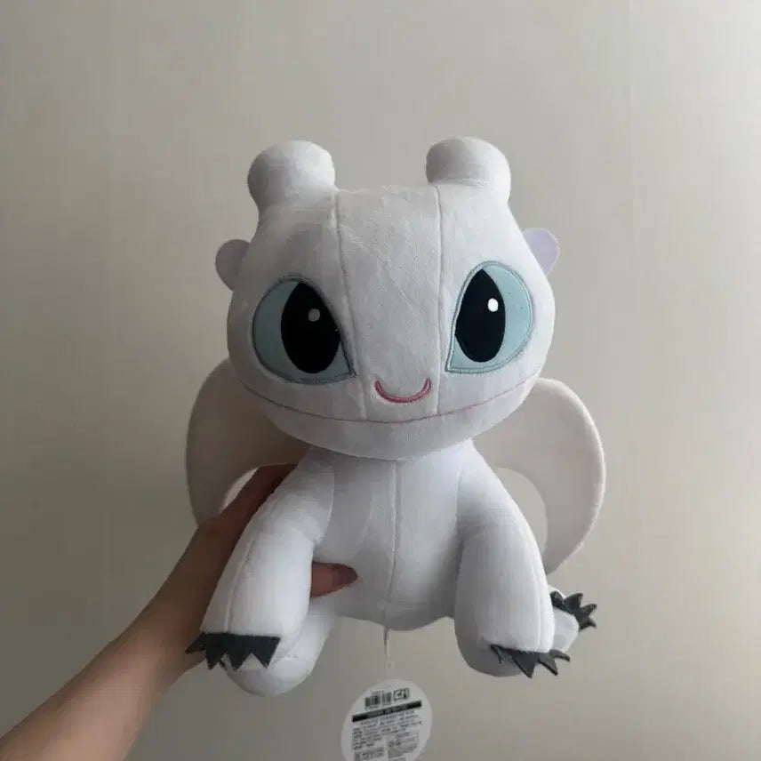 [BUNJANG] How to Train Your Dragon Light Fury Plush Toy / 드래곤 길들이기 라이트 퓨리 인형