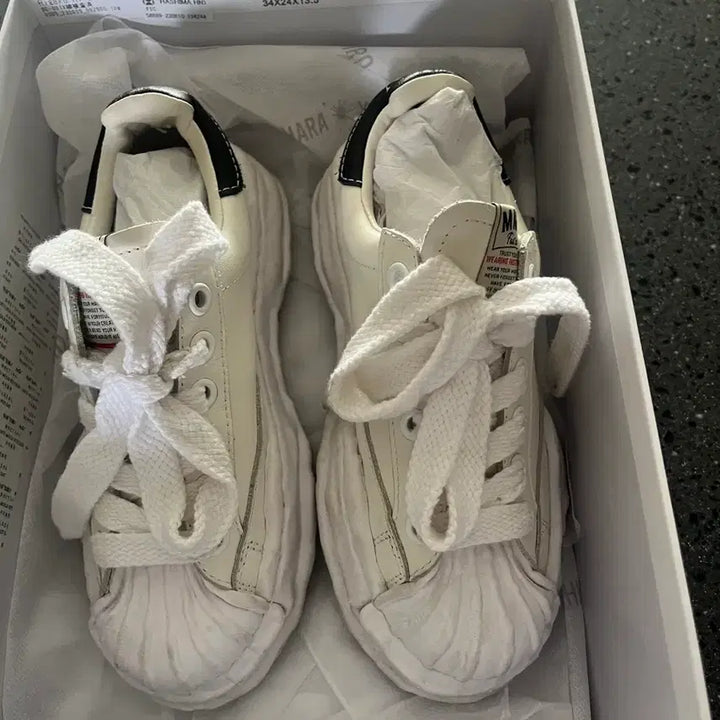 [BUNJANG] Maison Mihara Yasuhiro Leather Sneakers 36 / MMY 메종 미하라 야스히로 레더 스니커즈 36