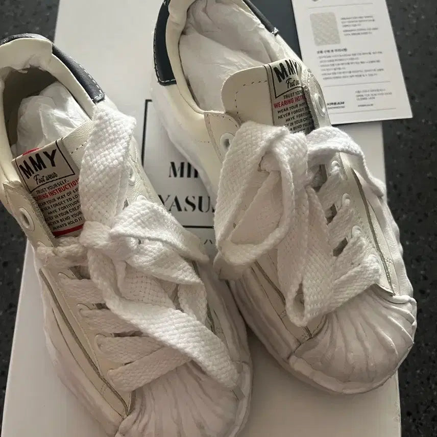 [BUNJANG] Maison Mihara Yasuhiro Leather Sneakers 36 / MMY 메종 미하라 야스히로 레더 스니커즈 36