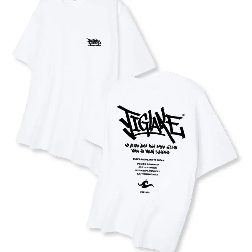 [BUNJANG] TIGRAKE Oversized Short-Sleeve T-Shirt XL / (1회착용)티글레이크 오버핏 반팔 티셔츠 XL [정가 48,200원]