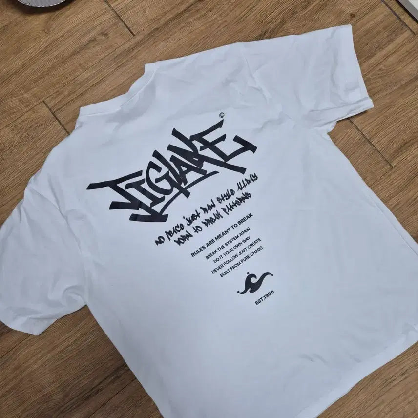 [BUNJANG] TIGRAKE Oversized Short-Sleeve T-Shirt XL / (1회착용)티글레이크 오버핏 반팔 티셔츠 XL [정가 48,200원]
